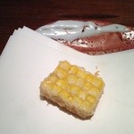 天ぷら 元吉 - 角もろこし Ｈ26.6