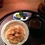 天ぷら 元吉 - かき揚げ丼 Ｈ26.6