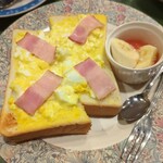 珈琲家族 - オープンサンド （エッグ）