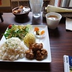 cafe 緑の食工房 - ミートボールプレート(ランチ）