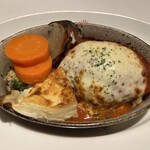 文化洋食店 本店 - チーズまみれのハンバーグ