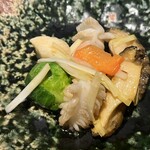 香桃 - 鮑、イカ、ホタテが優しい味でした( ^ω^ )