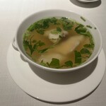 香桃 - みかん鯛と百合根　芹菜の上湯スープ