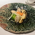 香桃 - 海鮮三種　沙茶醤強火炒め