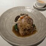 香桃 - 沖縄金アグー豚のステーキ　山わさびのソース