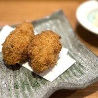 月。 - カキフライはタルタルが絶品。