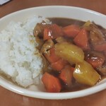 おとも苑 食堂 - 自作リンゴ入りカレー