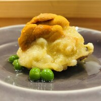 肉割烹 五平 - ズワイガニの天ぷら
