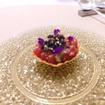 Maison DIA Mizuguchi - 【アミューズ】和歌山マグロ/西洋葱/柚子