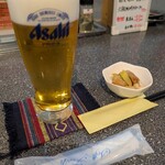 餃子のマルユウ - 生ビール(中)