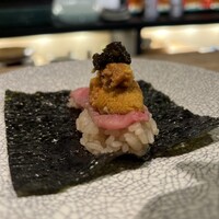 肉寿司 イタリアンバル 閂 心斎橋店 - 雲丹ドック