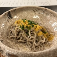 茶寮 一松 - からすみ蕎麦