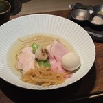 Tokyo Style Noodle ほたて日和 - 特製　帆立の昆布水つけ麺　白（塩）　1,700円