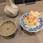 季肴 からはし - 柿と金柑の白和え