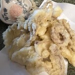 海の幸 - ゲソ揚げ