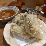酒呑蕎食〆タグル - 牡蠣の天ぷら