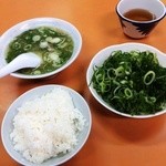 石田食堂 - 豚皿スープ