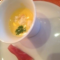 ビストロ ニドワゾォー - ポタージュと生ハム