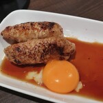 竹串 - ・「特製つくね 2本玉子付き(¥715)」