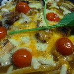 つるまるGee - 20140611の水スペは　やきチーズカレーうどん、絶品！