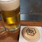 大衆鉄板 たぎつ屋 - おつまみ最中、中にクリームチーズといぶりがっこ