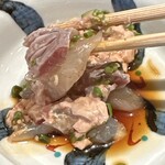 日本料理 別府 廣門 - ウマヅラハギ　キモ和え