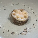 日本料理 別府 廣門 - 田中レンコン天ぷら