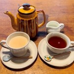 まんまるうさぎ - カフェ・オーレ＆紅茶（ミルク）