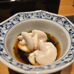 恵比寿 鮨 ふじまさ - 白子ポン酢