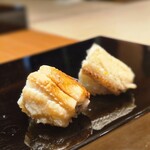 恵比寿 鮨 ふじまさ - 穴子、たれと塩