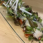 カジュアルフレンチBar 7FUKU - アワビのサラダ