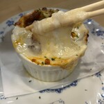 カジュアルフレンチBar 7FUKU - めちゃ伸びるモッツァレラ