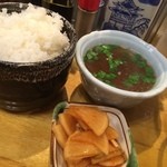 蜀風園 - 2014.06　麻婆定食の副菜類