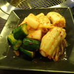 京松蘭 - キムチ(キュウリ、大根、白菜)