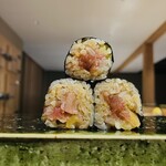 鮨 かうと - トロたく細巻き✨