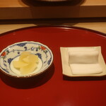 鮨 しみづ - おつまみがりとフィンガーガーゼ