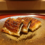 鮨 しみづ - 鰻の一夜干し炙り