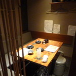 お季味 - 奥にある個室(5人部屋)
