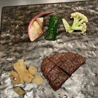 鉄板焼　堂島 - ヒレステーキ