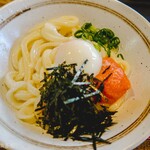 ヨコクラうどん - 温玉明太うどん