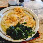 ヨコクラうどん - 鶏チャー葱炙油うどん