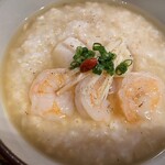 お粥と養生食 マルミ - ホタテとエビはやっぱりスペシャル