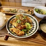 チャリチャリ - 料理写真:ジャン辛ささ身あげ定食（1,188円）