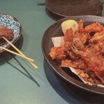 あわざ串nik - キムチの唐揚げは新食感！