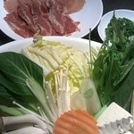 Emu Kei Resutoran - 最初に出る野菜