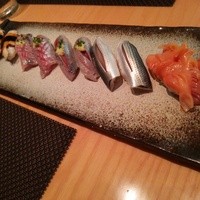 築地すし好 JIN仁 赤坂アークヒルズ店 - 赤貝、小肌、鰯、鯵、鮑