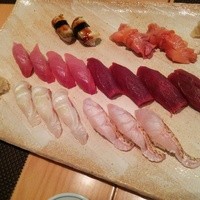 築地すし好 JIN仁 赤坂アークヒルズ店 - 鮑、赤貝、中トロ、赤身、真鯛、のど黒
