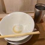 なにわ麺次郎 然 - 完食！