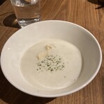 t. - なんのスープだろ。じゃが？かぶ？