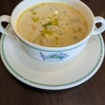 ポコアポコ - 野菜たっぷりのスープ。体が温まる。